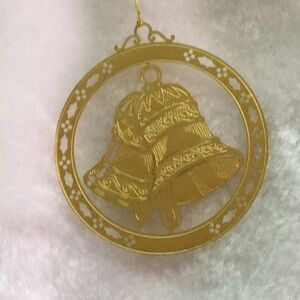Gold Bell Ornament